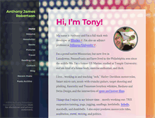 Tablet Screenshot of anthony-robertson.com